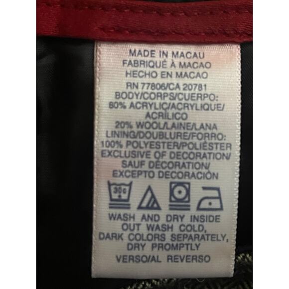 Tommy Jeans Tweed Skirt Size 9 Y2K Mini Trendy Classic Holiday Business - Picture 4 of 6